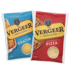 Vergeer geraspte kaas